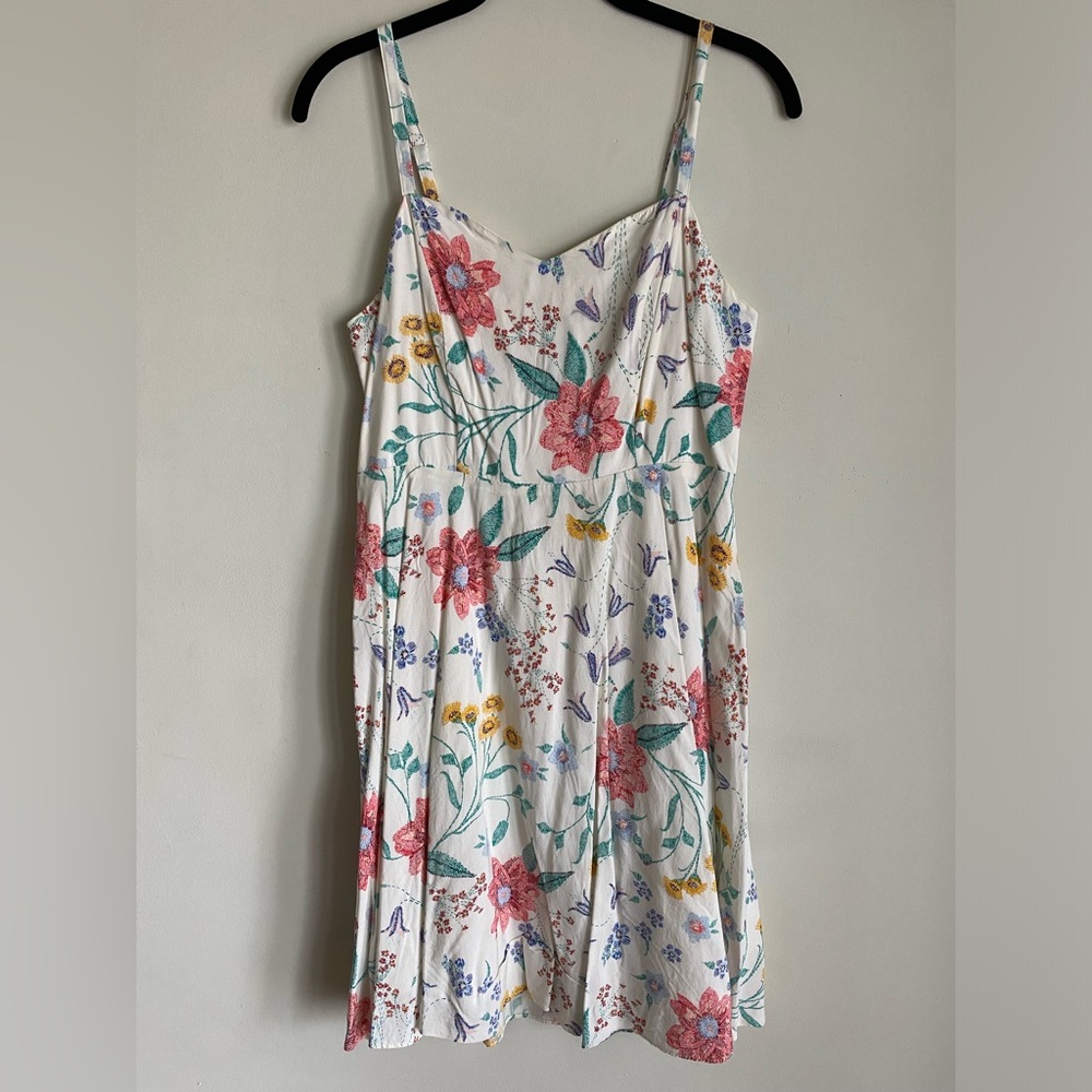 Old Navy Fit & Flare Cami Dress, Floral, Size M